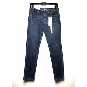 Simply Vera Vera Wang Skinny Mid Rise Jean Women Dark Wash 0 NWT